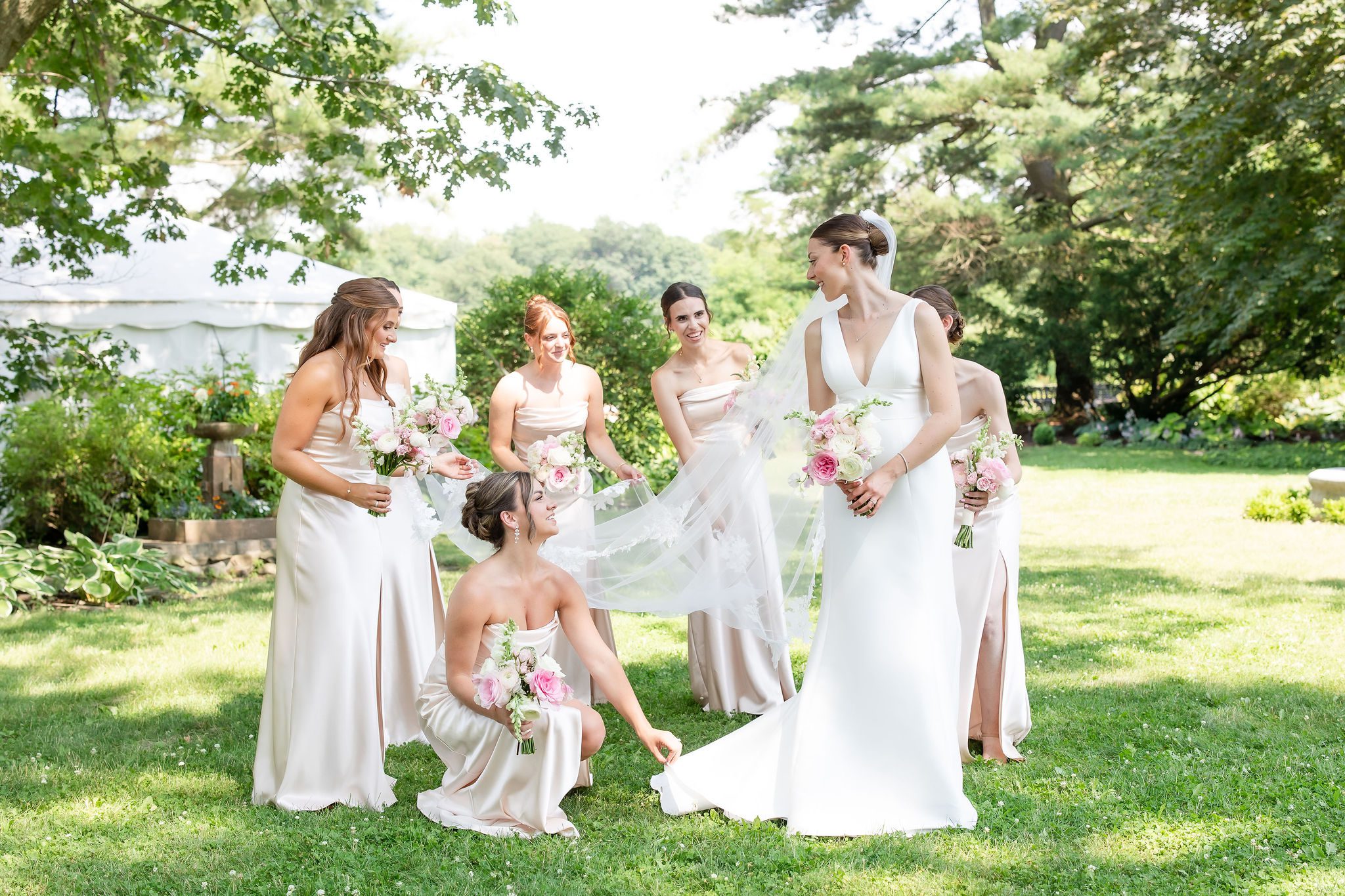 Estate Garden Wedding at John Joseph Inn